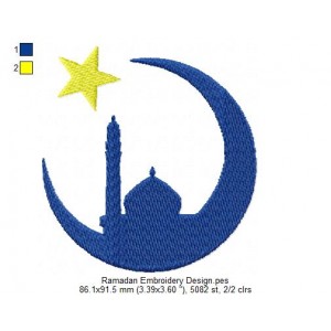 Ramadan Embroidery Design